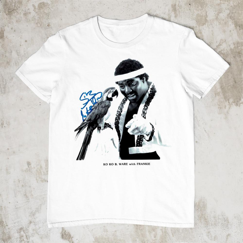 Koko B Ware Wrestler Signed T-shirt White Unisex All Sizes JJ5198 Unisex T-Shirt XXXXL