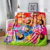 Dora Explorer Blanket Comfortable Great for Picnics Chair Livingroom All-Season Use Modern Style Gifts For Family Or Friends