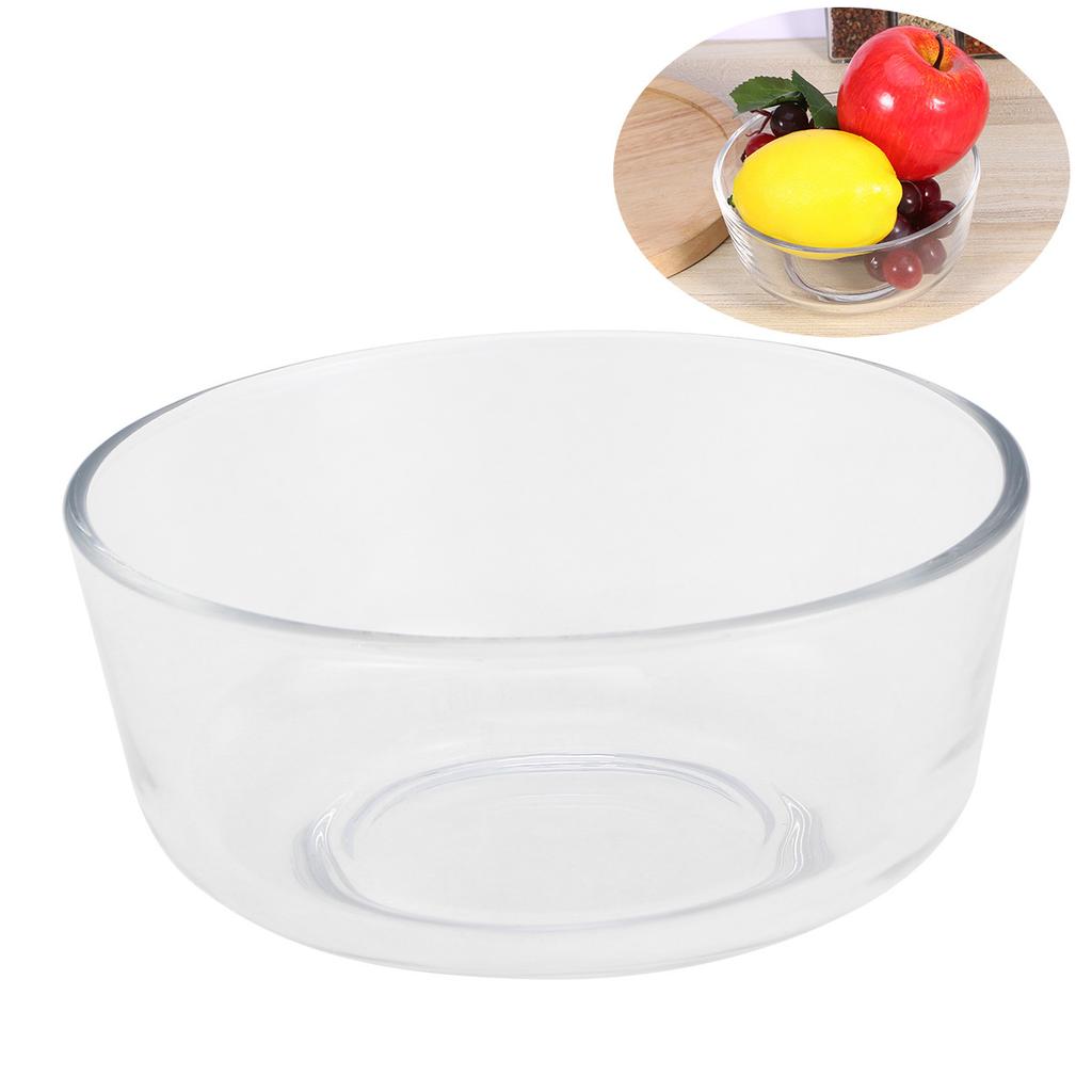 1pc 6 Inch Glass Bowl Transparent Heat Resistant Salad Dessert Fruit Serving Bowl For Party Wedding Home Kitchen Bar Use