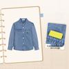 HAZZYS Boy's 2026 Spring Denim Casual Long Sleeve Shirt