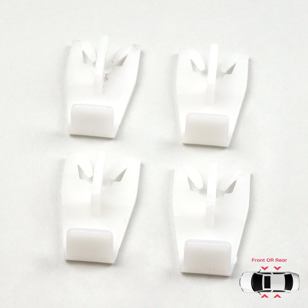 EWR5116 4 Pieces Window Lifter Regulator Guide Bracket Fixer Clamp Clips for Renault 19 X53 B/C53 D53 L53 S53 1988-2003