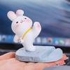 1pc Cute Rabbit Phone Holder Blush Rabbit Tablet Holder Girly Student Gift Desktop