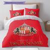 Sunderland A.F Custom Name Pattern Bedding,Quilt Set Quilt Cover Pillowcase Home Birthday Gift(1 * duvet cover + 2 * pillowcase, without core)