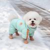 Winter Dog Warm Clothes Windproof Dog Bodysuit Fashion Dog Hiking Jacket  for Small Medium Dog