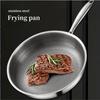 Non-Stick Stainless Steel Honeycomb Textured Frying and Stir-Frying Pan