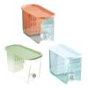 5800ML Juice Container Refrigerator Cold Kettle Drinkware Bucket with Faucet Beverage Dispenser with Filter PP Material