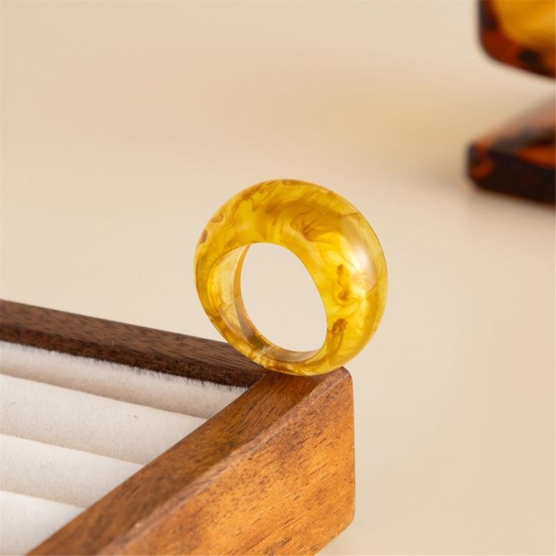 Handcrafted V Shaped Resin Band Finger Jewelry Accessories Elegant Unisex Gift For Fashion Enthusiasts And Gift Seekers