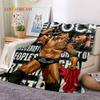 La Roccia Dwayne Johnson Attore Coperta Morbida in Flanella, Coperta da Lancio Coperta Confortevole per Picnic Letti Divano Casa Camera da Letto Regalo