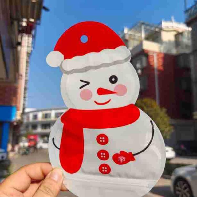 6Pcs Creative Christmas Present Bags for Family Gatherings Plastic Gift Containers Practical Candy Packaging Bag