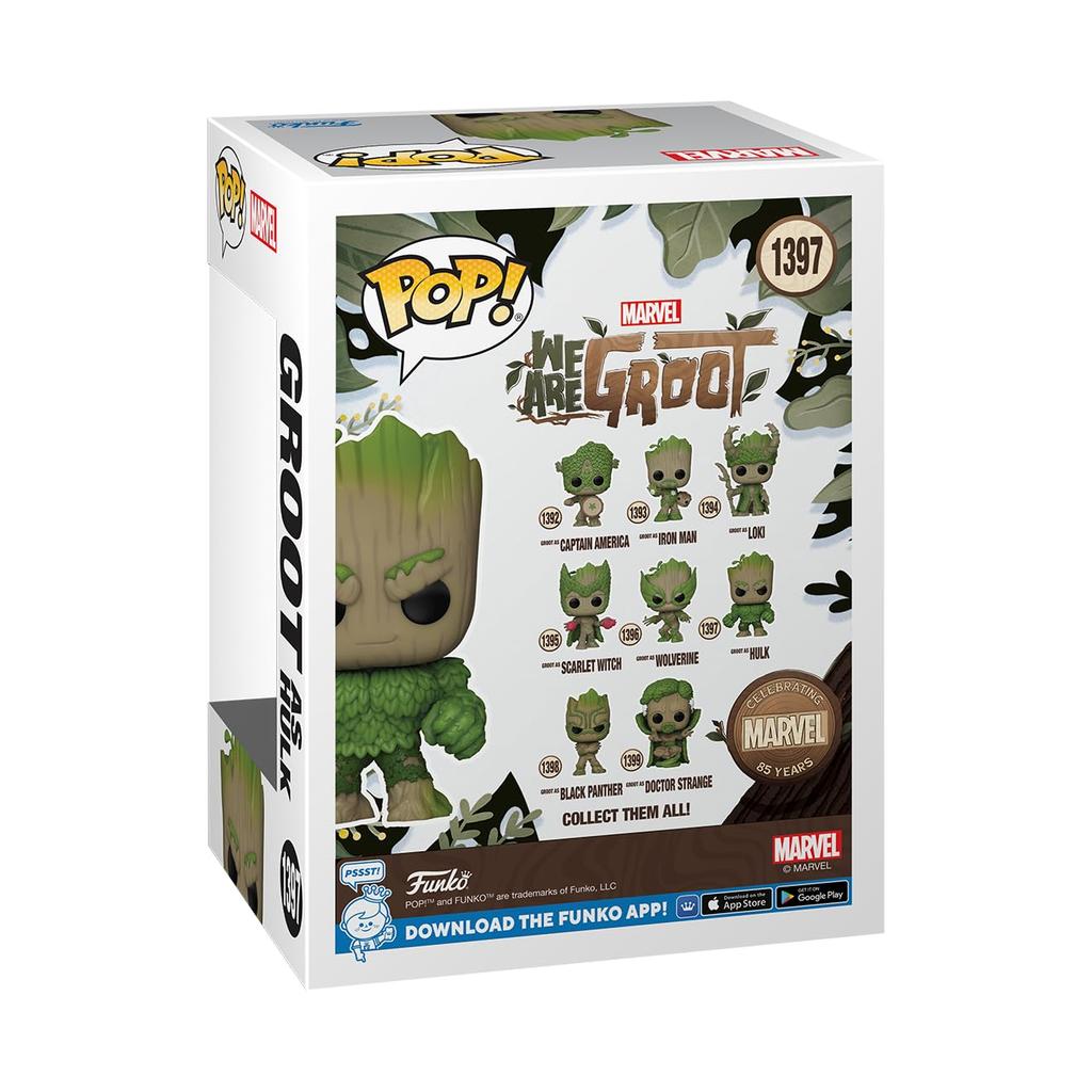 Marvel We Are Groot Groot Hulk Figure Funko lomā Hulk Funko Pop! Marvel WAG-Groot