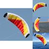 Flame Dual Line Parachute Kite With Handle And String For Beach Fun**