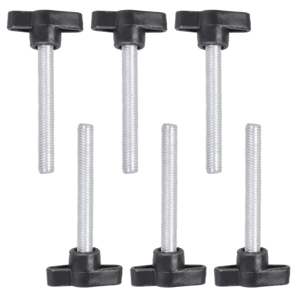 Ergonomic Hand Turned Screws No Tool Required Strong Carbon Steel Rustproof Fastening Screw 6pcs for Furniture Fixing