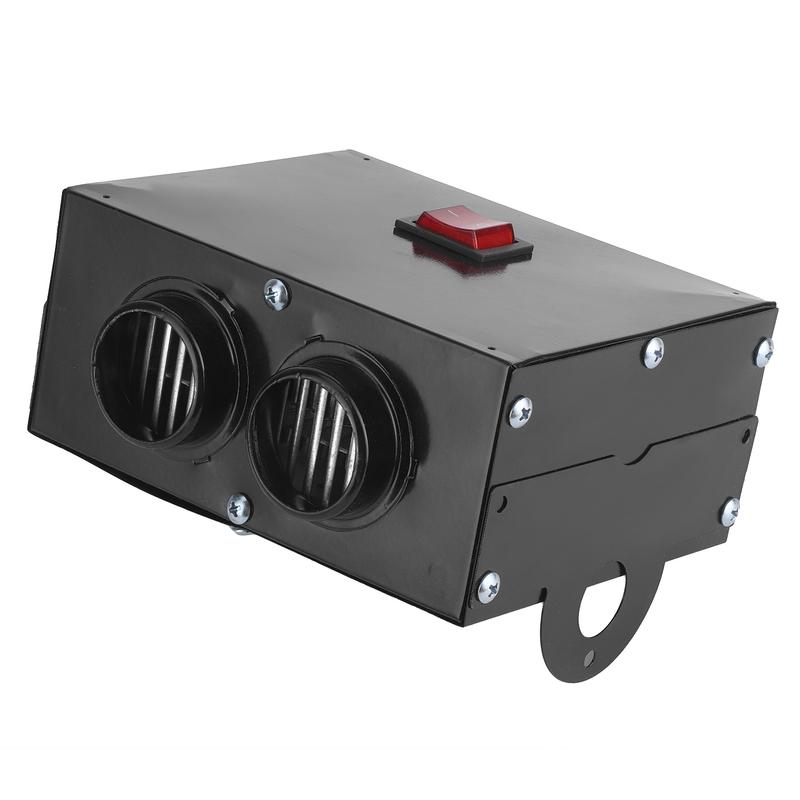 

12V 400W-600W Heater 2 Hole Winter Rapid Heating Windscreen Frost Removing Low Noise 12V Car Heater Car Defroster Car Defogger