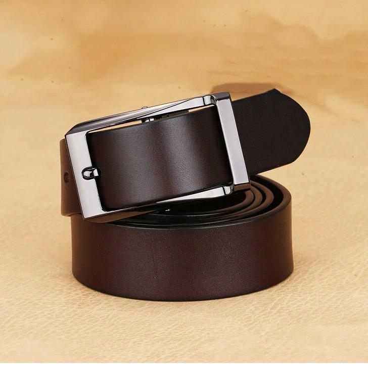 Men's Genuine Leather Belt, Casual Men's Pin Buckle Leather Belt, New Trousers Belt