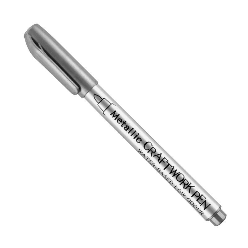 1 szt. Metalowe Wodoodporne Permanentne Markery do Form Żywicy Epoksydowej DIY Kolor Złoty Srebrny Materiały do Rysowania Marker Rękodzieło