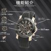 Salvatore Marra Chronograph Analog Quartz Watch Men's Black Business Style