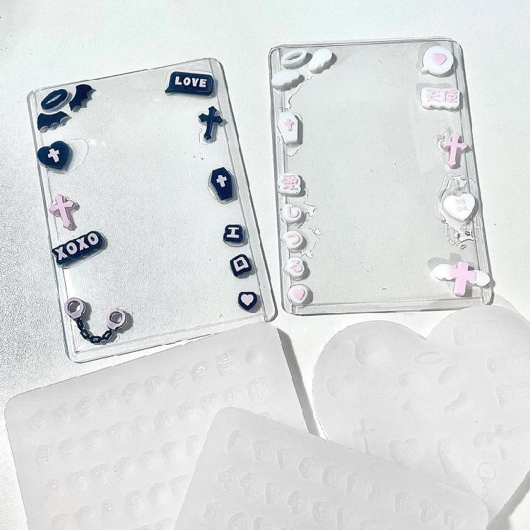 Silicone Quicksand Shaker Filling Mold for DIY Jewelry Making,Pendant,Keychain