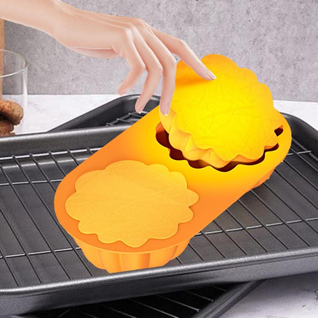 Halloween Pumpkin Silicone Cake Mold Candy Making Mould 2-Cavity Easy Demoulngding Chocolate Mould For Harvest Thanksgiving