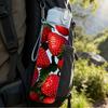 1PC Fresh Ripe Red Strawberry Fruit Print 750ml Color Plastic Sports Water Bottle Leakproof Flip Straw Lid Suitable for Sports Office Home Use