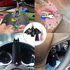 OEM ODM Bat Shaped Car Key Holder Folding Leather Key Case Organizer Pouch For SUV Motorcycle Personality Accessory Custom