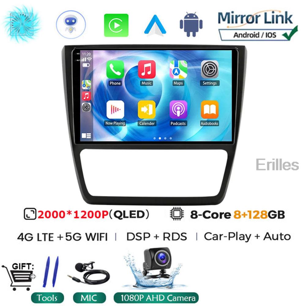 Carplay 10.1inch 2 Din Android 14 Car Radio GPS for SKODA Yeti 5L 2009 - 2014 Navigation Multimedia Player 2din AutoRadio Stereo