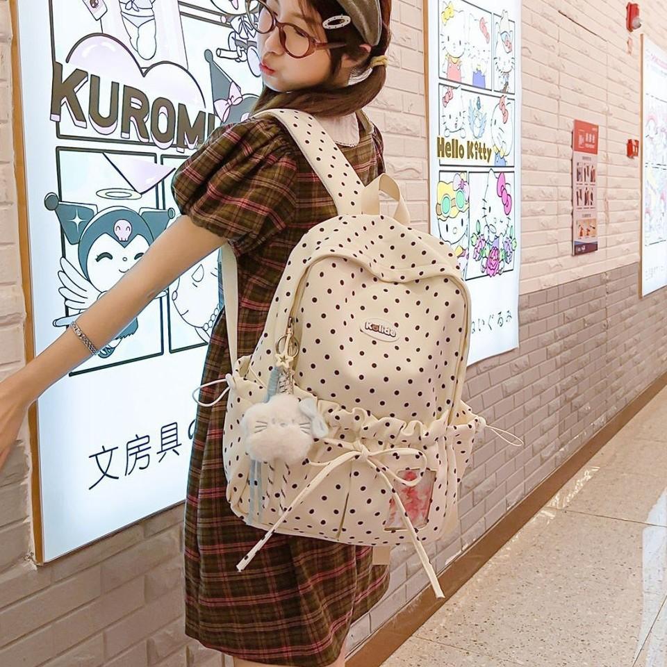 Fresh Simple Girls Shoulder Bag, Unique Japanese Ins Campus Backpack, Lovely Daily School Rucksack for Middle Students