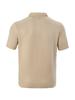 Men's Breathable Sweat Wicking Sweatshirt, Loose and Casual, Solid Color Jacquard Fabric, Men's Short Sleeved Polo Shirt