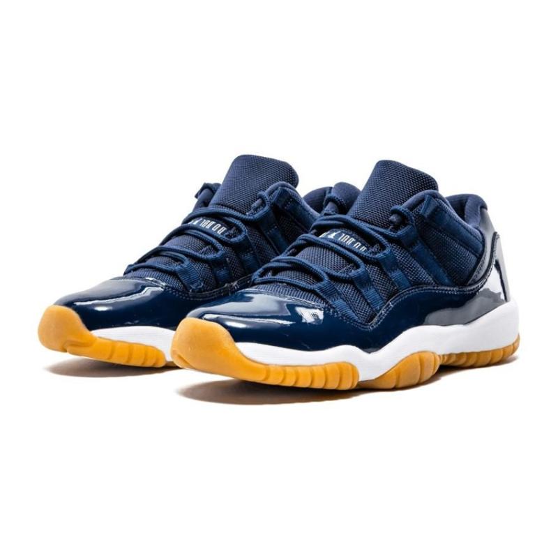Air Jordan 11 Retro Low 'Navy Gum' Gs Jordan 528896-405