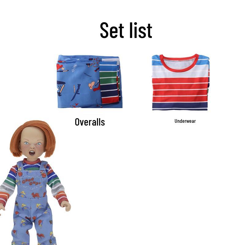 Chucky Season 2 Child's Play Overalls Halloween Cosplay Costume