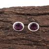Amethyst Earrings Gemstone Jewelry, 925 Solid Sterling Silver Earrings, Handmade Earrings Gift For Women