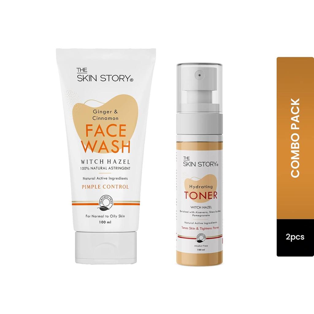 The Skin Story Pimple Care Duo (Face Wash + Toner)