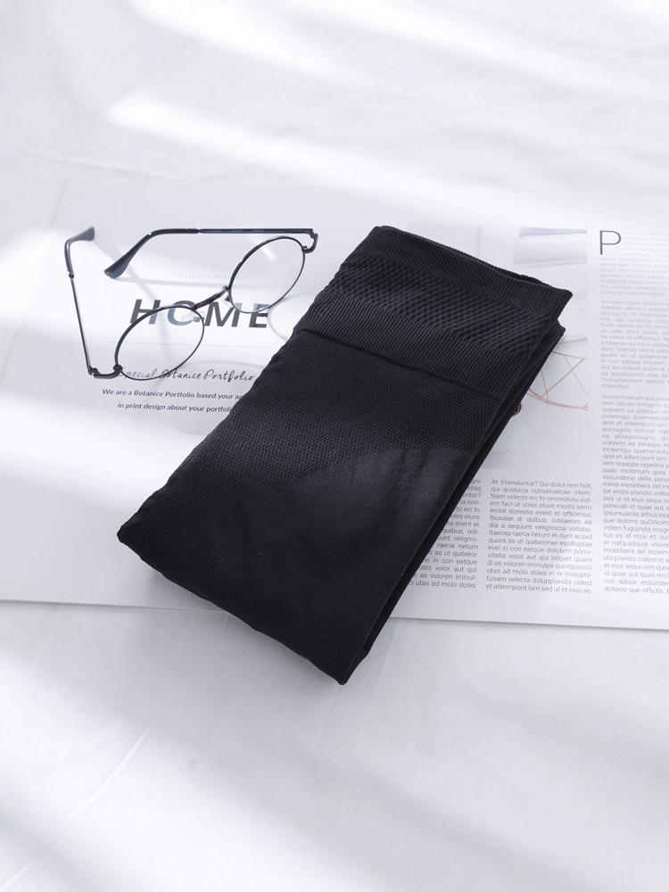 Damen 3D Hüfthebende High-Waist Schwarze Leggings mit Bauchkontrolle - Nicht durchsichtig, mit Fußteil, für Herbst/Winter