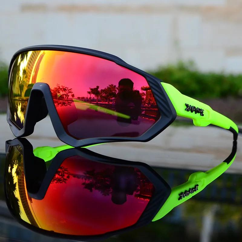 Kapvoe Marque Hommes Lunettes de Soleil Pêche Randonnée Vélo Femmes Lunettes Vélo de Route Lunettes Vélo Lunettes de Cyclisme Oculos Ciclismo