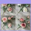 Artificial Rose Bouquet Wedding Photography Prop With Long Stems For Event Decor