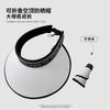 Vinyl UV empty top sun hat women's summer outdoor versatile foldable anti-ultraviolet eaves face cover basin hat