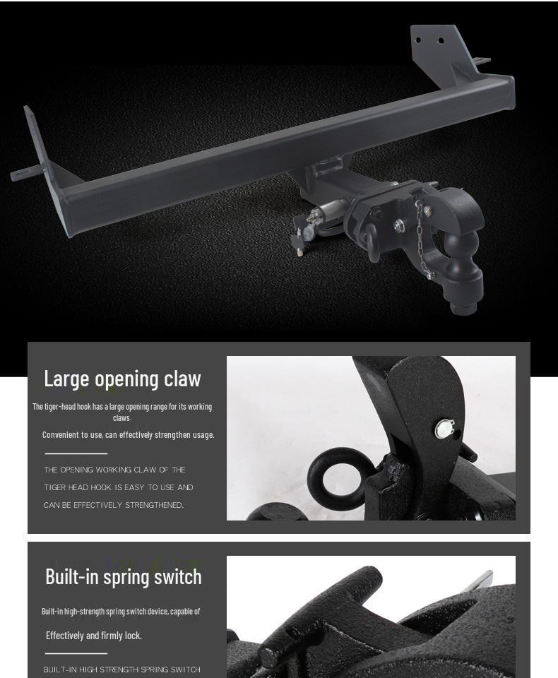 Ford Ranger JMC Dadiyu Huhu 3 Trailer Hitch Rear Tow Hook - Detachable for Towing