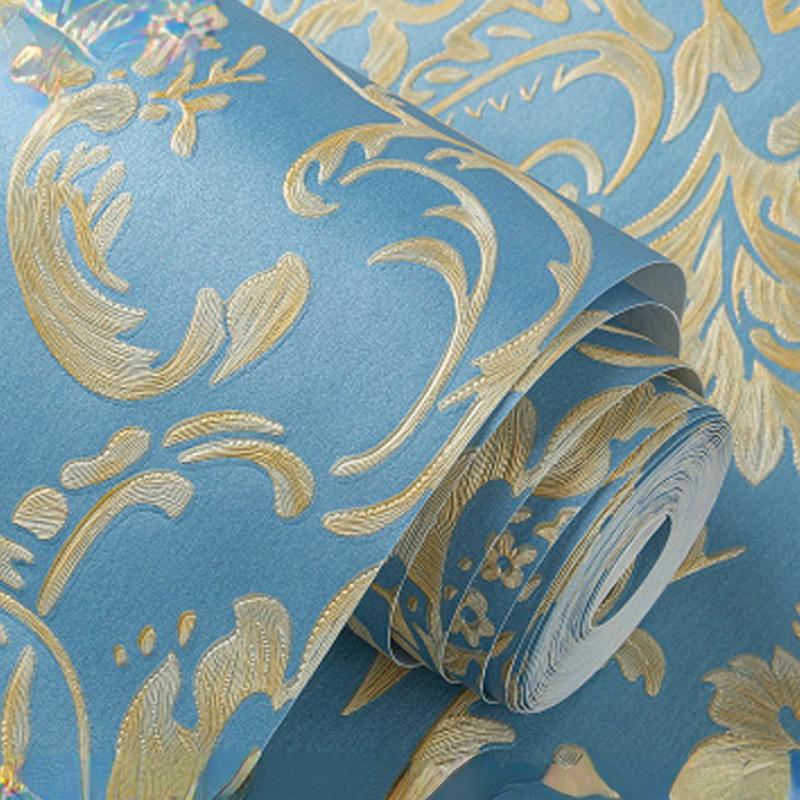 

Розовые 3D Цветочные Обои для Стен Спальни Девочки Контактная Бумага 3d Текстура Наклейка на Стену Домашний Декор Обои в Рулонах 10m(width 53cm)