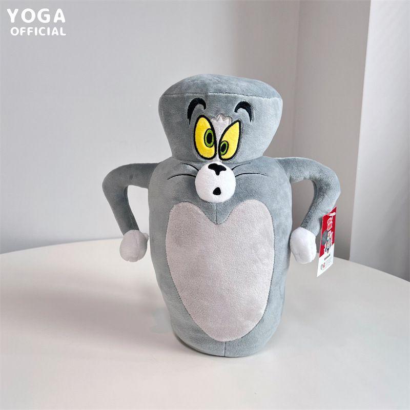 Adorable Tom And Jerry Deformed Plush Toy Doll Cuddly Cartoon Tom Cat Jerry Mouse Gift