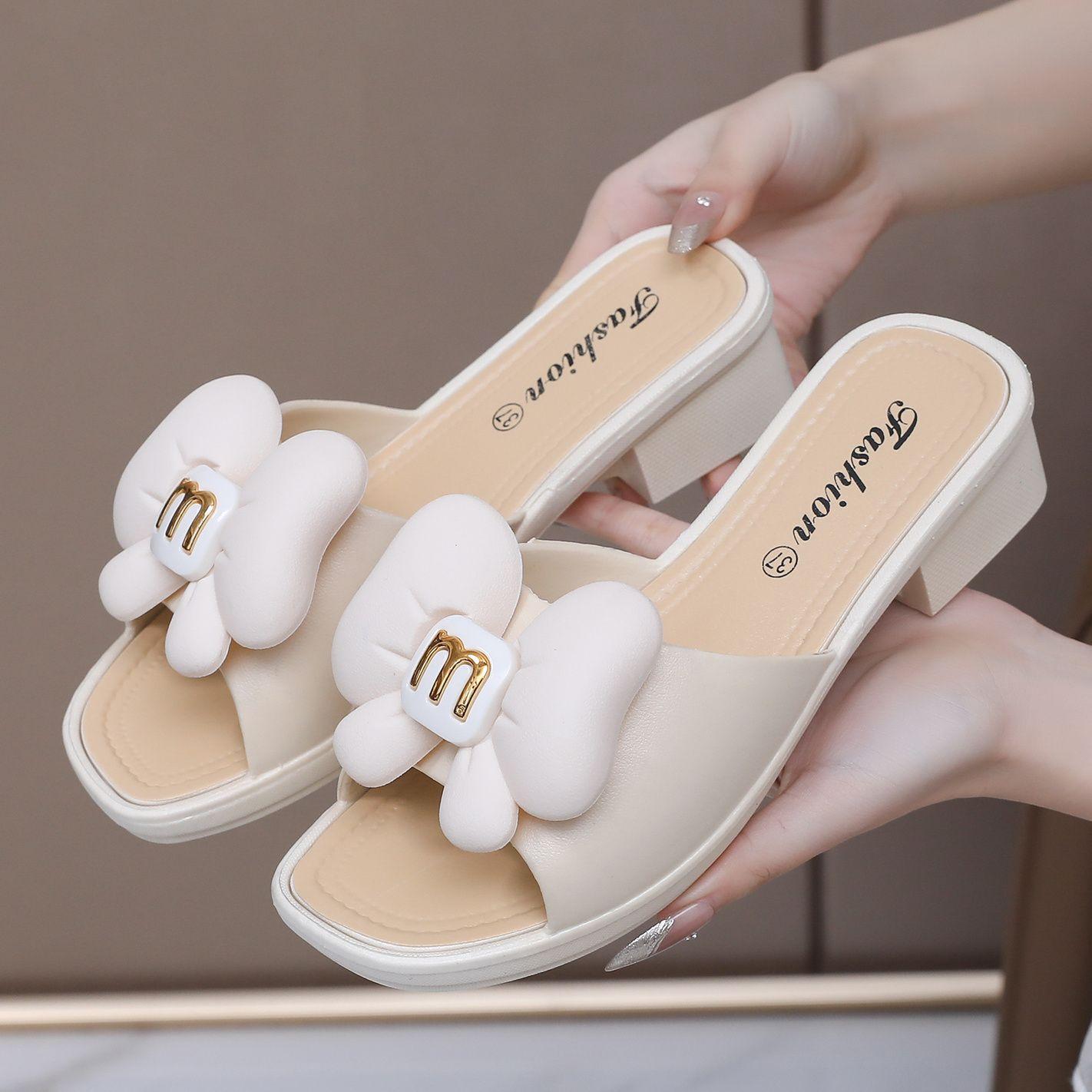 

Fairy wind summer wear new thick-soled wedge heel versatile sandals with skirts and sandals 36 білий