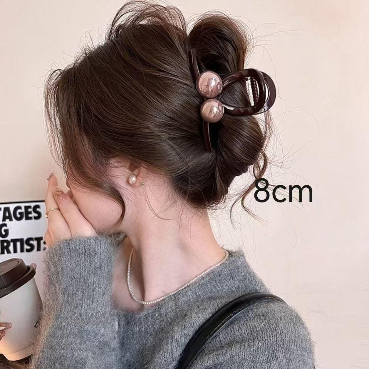 

Elegant Large Hair Claw Clip for Women with Thick Hair, Premium Korean Updo Shark Clip