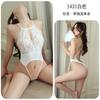 Sexy  y lingerie y lace hollow onesie open uniform seduction cosplay woman