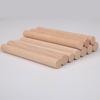20Pcs Beech Solid Wooden Round Rods Smooth Surface Craft Sticks for Woodworking DIY Crafts Hobby Home Decoration