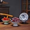Blaue und weiße Keramik chinesischer Stil Obst- und Snackteller