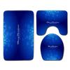 Christmas Bathroom Floor Mat Toilet Three-Piece Set