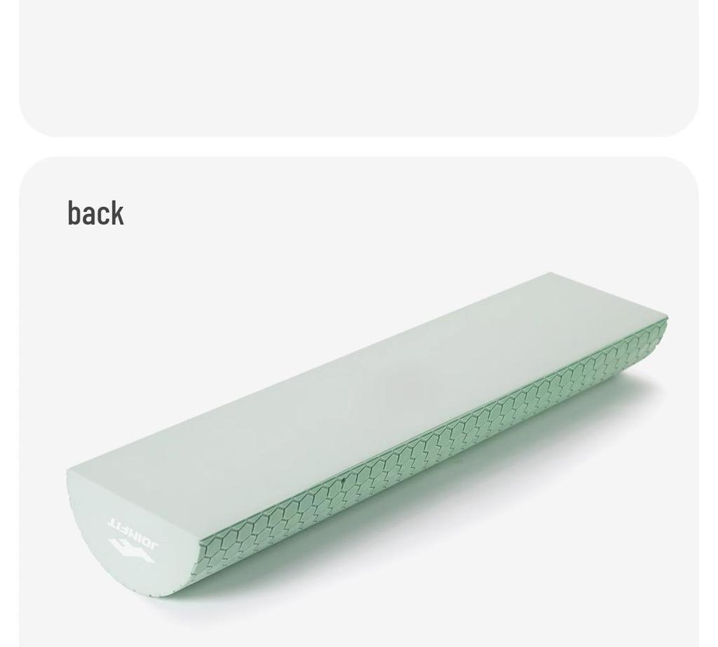 Joinfit Solid Foam Yoga Roller: Durable Half-round Massage Wheel for Muscle Relaxation and Fitness