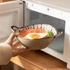 Double Ear Soup Bowl Japanese Style Bowl Household Retro High-value Internet Celebrity Eating Noodles Bowl Ramen