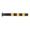 Bollard Post 29.5in Height 3in Diameter Cold Rolled Steel Parking Barrier Pipe
