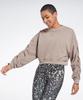 S Knit Fashion Cover Up Crop Sweatshirt - Grey / H51846