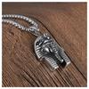 2023 Vintage Egyptian Pharaoh Sphinx Pendant, Men's Titanium Steel Necklace