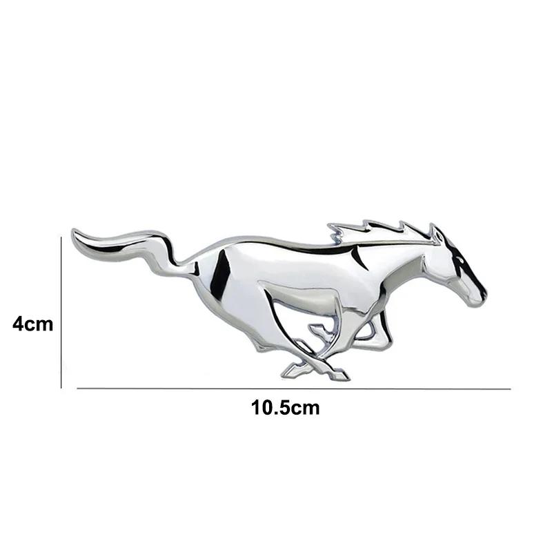 Car Exterior Side Emblem Stickers for Ford Mustang Logo Explorer Fusion Mondeo Focus MK2 MK3 MK7 Ranger Kuga Horse Badge Decals